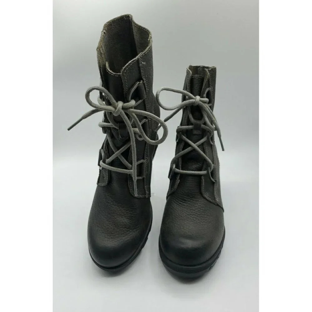 Sorel Joan of Arctic Wedge ii Waterproof Bootie #NL3491-052 in Quarry Size 7